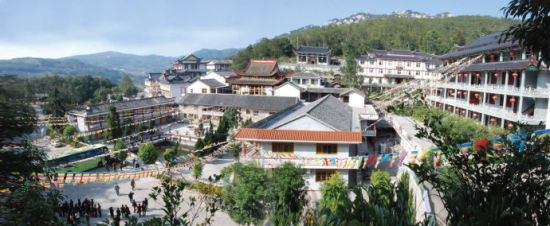 寺院全景 寺院全景