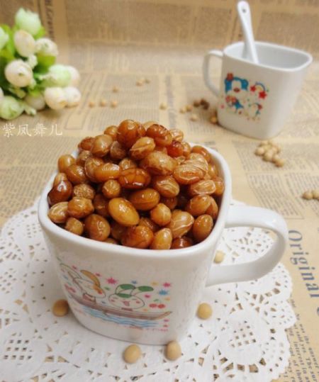 馋嘴素蚝油黄豆(图)