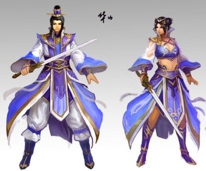 《逍遥剑》落户新浪,九大门派原画大赏_网页游