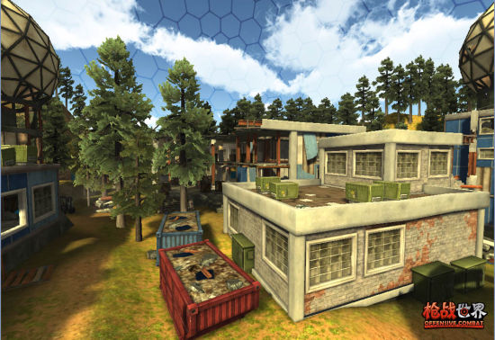 这是页游效果《枪战世界》场景截图曝光_网页游戏