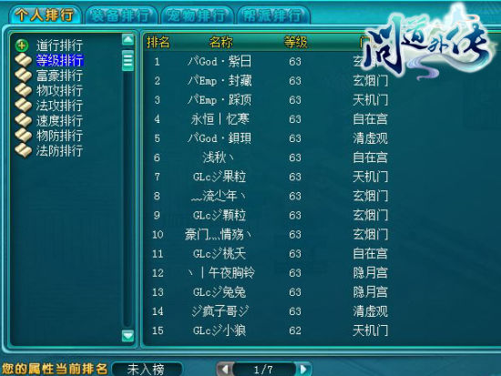 排行榜