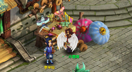 神雕侠侣趣味摊位展示 走过路过不要错过神雕