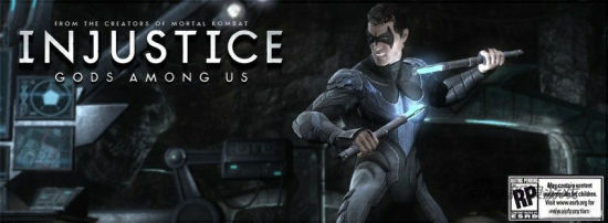 《不义联盟:我们之中的神(injustice:gods among us)》角色的配信画面