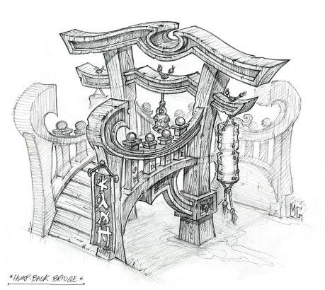 暴雪画廊:《熊猫人之谜》的概念原画-新浪魔兽世界专区