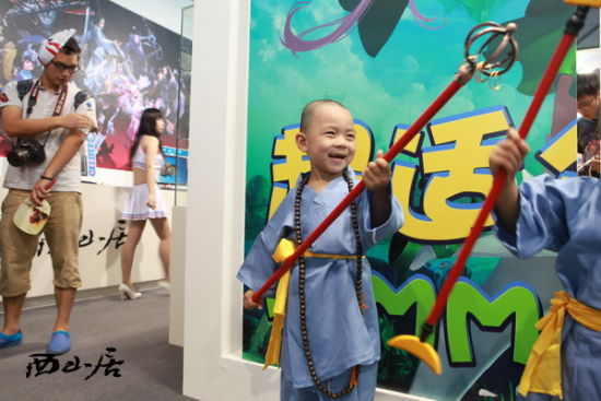 (图7:西山居《九天神话》治愈系小和尚)