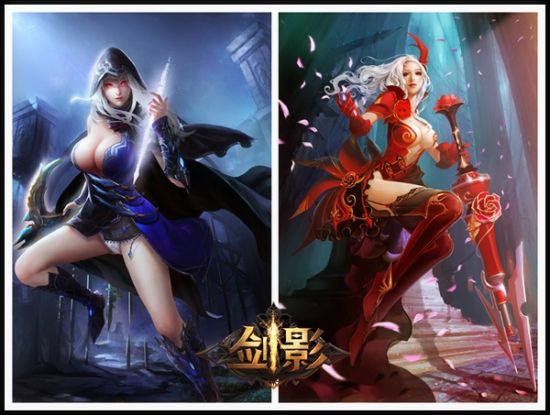 剑影佣兵美女,冷艳与妖娆 剑影佣兵美女,冷艳与妖娆