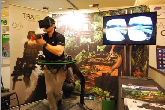 边打游戏边跑步 OmniVR亮相美国CES展