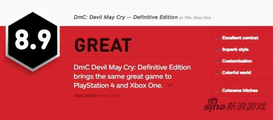 IGN给出8.9的高分