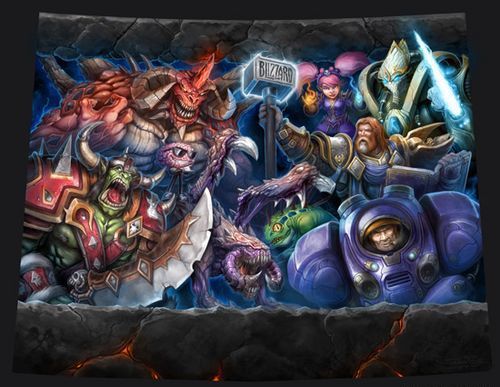 暴雪游戏人物精美艺术图欣赏