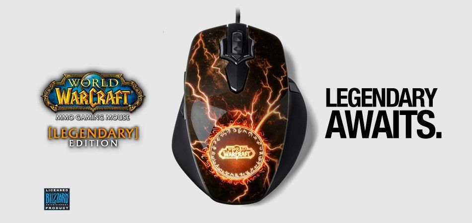 SteelSeries著名传说版魔兽世界鼠标登陆中国