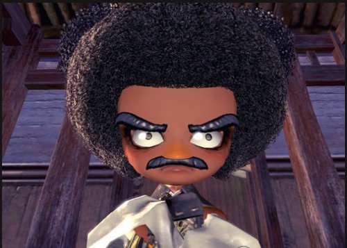 剑灵捏脸数据:爆炸头搞笑灵族大叔