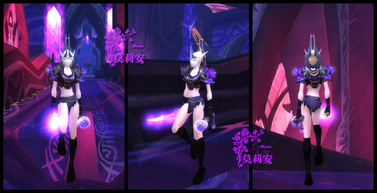 布甲幻化:性感神秘 紫色气质法妹来袭