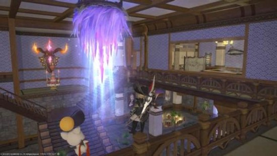 FF14国际服2.5新家具欣赏 和风庭院榻榻米(7)