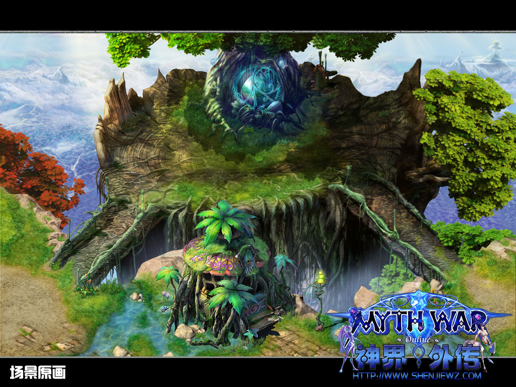 《神界外传》场景原画(1)