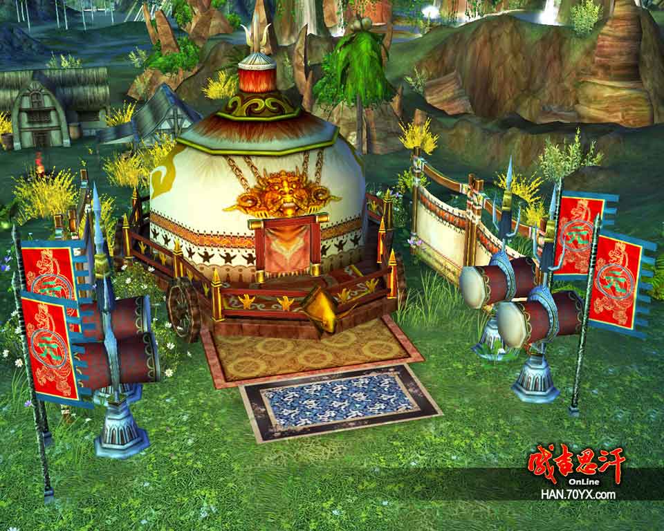 蒙古包里的生活__成吉思汗_网络游戏