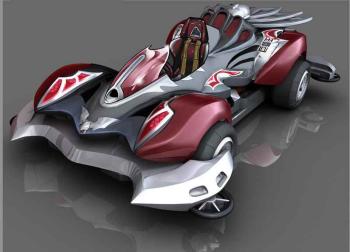 新版本把战龙四驱的座驾理念延伸到新版本的赛车设计上来,大家终于