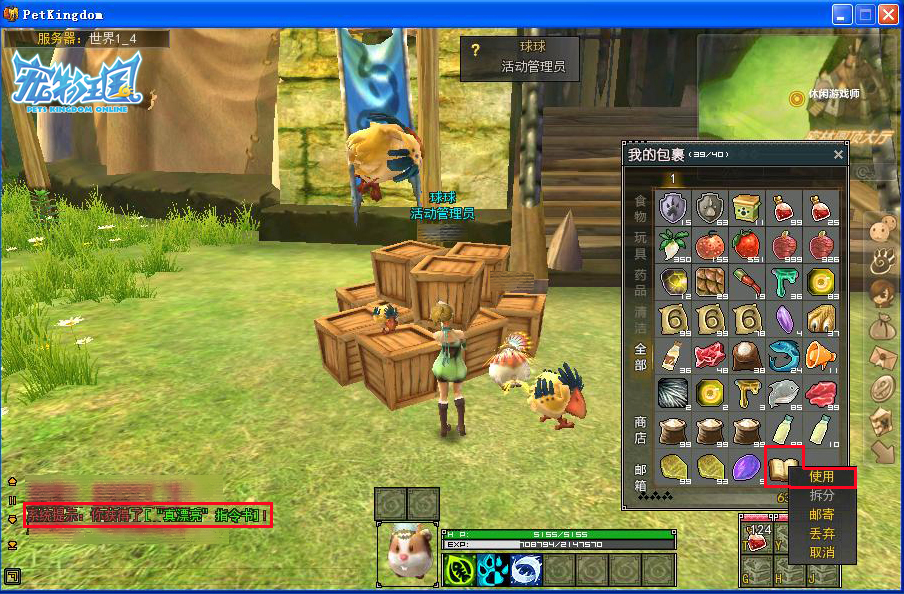 宠物指令系统介绍