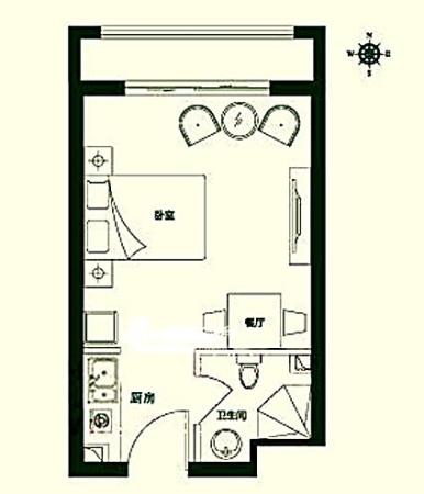 0-2居精装酒店式公寓 满足度假游客租房需求_