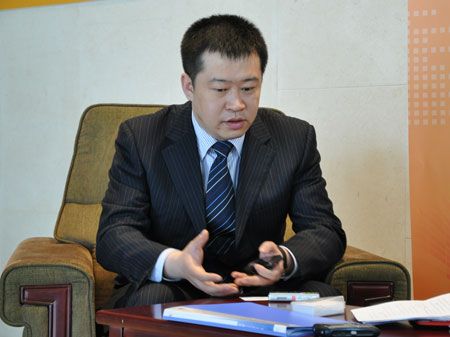 图为 天津乐城置业有限公司总经理 王喆