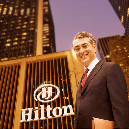 11月11日美国希尔顿酒店集团签约通乾拉菲_活