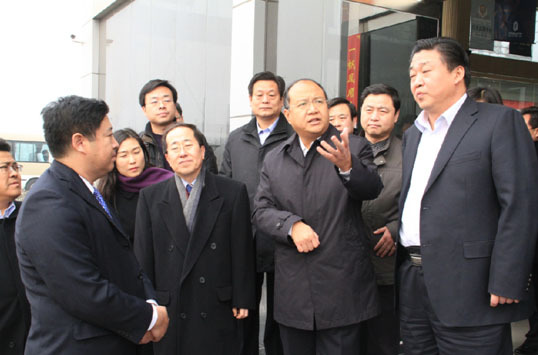 邯郸市市长高宏志视察现代国际汽贸城