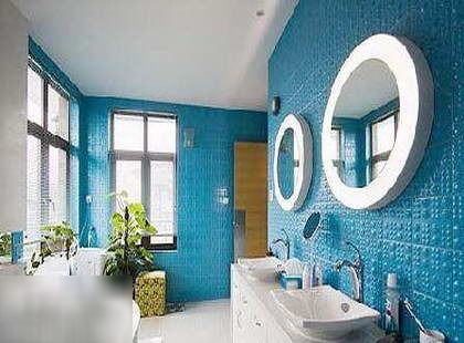 瓷砖巧妙拼贴 打造水晶般唯美之家