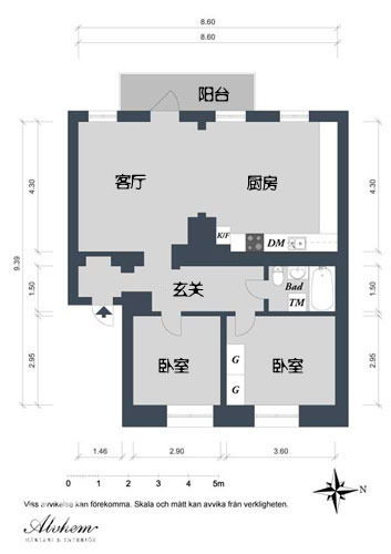 简约+瑞典风格 80平饱满有品小户型装修 简约+瑞典风格 80平饱满有品小户型装修