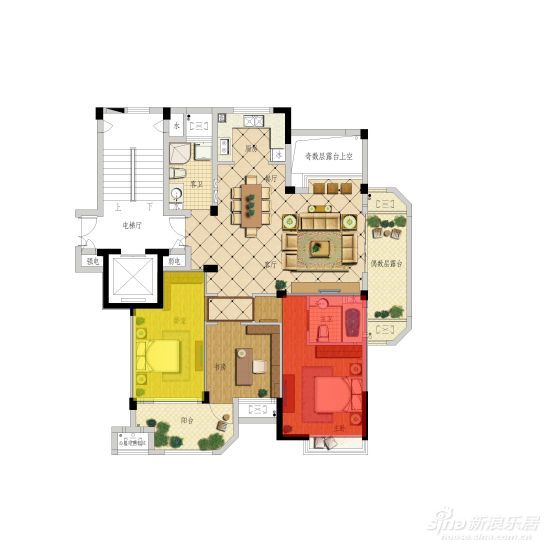 赞成香林户型图