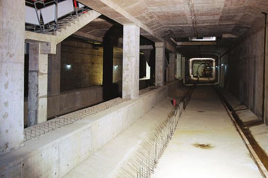 南宁地铁1号线西大站初现雏形_城市建设