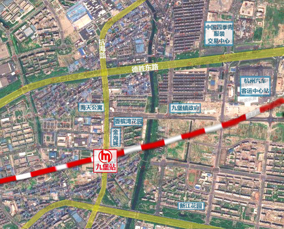 实地探访地铁1号线九堡站_杭州房地产_新浪网