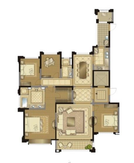 西派国际c1户型图