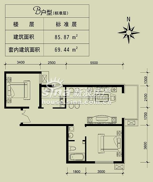 金隅·润景阁 户型展示