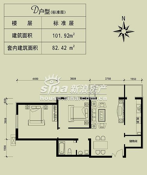 金隅·润景阁 户型展示
