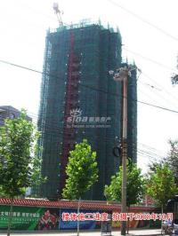 鸿业兴园二期 实景图 楼体施工进度实景图
