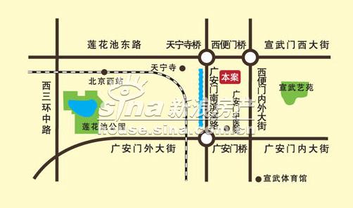锦上国际公寓 交通图 位置图