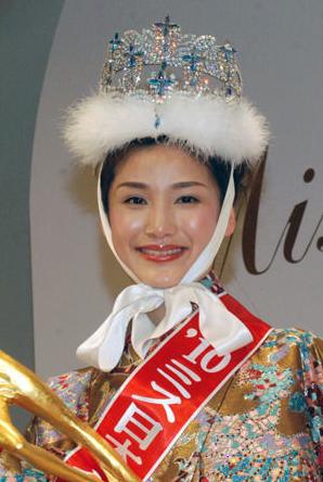 日本小姐冠军林史乃 上智大学23岁_日本