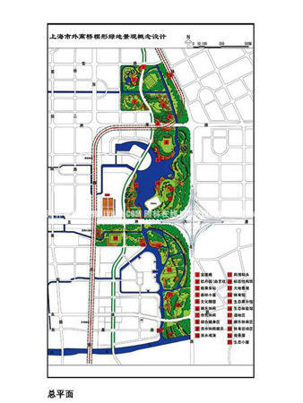森兰绿地规划图
