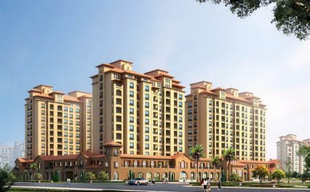 伴山蓝庭西班牙风格建筑均价每平米6500元(图