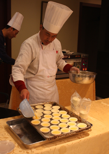 海信慧园II期幸福妙滋味 蛋挞烘焙活动温馨上演