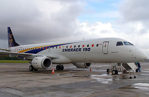 巴西航空工业公司e190通过faa的etops认证(图)