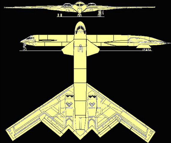 H91宽体超音速隐身战略轰炸机设计方案