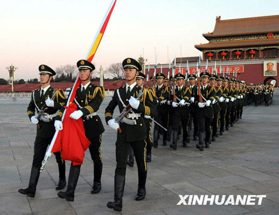 国旗护卫队着装规范 三种服装穿着要求