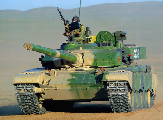 解放军已经少量装备了最新型99式主战坦克