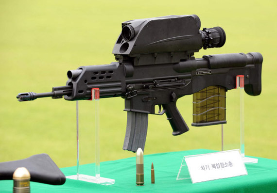 韩国将为驻阿部队装备xk11双口径空爆步枪