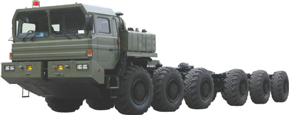 WS2900重型越野车底盘(驱动型式12×12，总质量90吨)