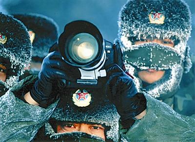 白色光影闪耀海南岛 --北国神韵 边关军魂盖旭