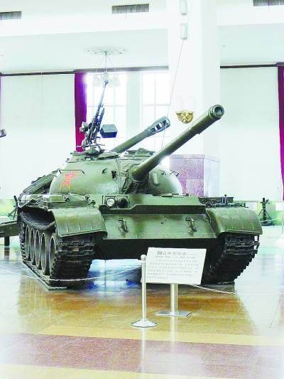 北京中国人民革命军事博物馆内的59式中型坦克。CFP供图