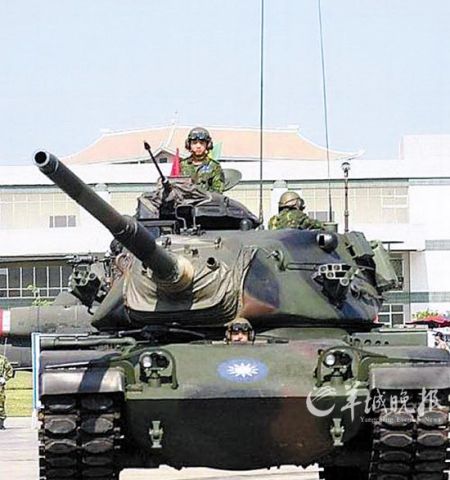 1991年，美售台的M60A3型主战坦克