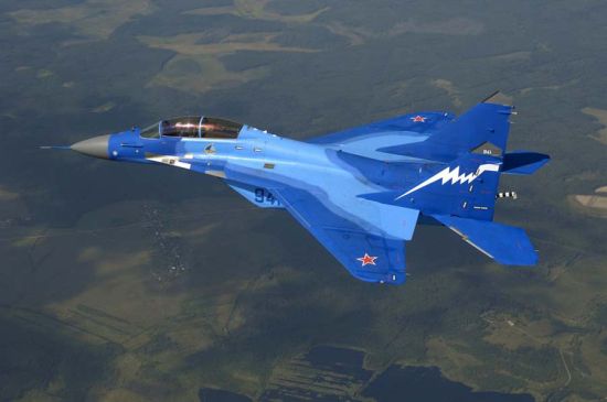 资料图：俄罗斯生产的米格-29K战斗机
