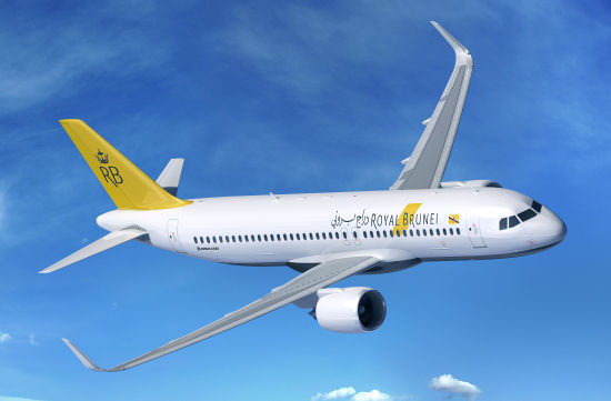 文莱皇家航空公司订购10架A320neo飞机|文莱
